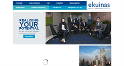 Desktop Screenshot of ekuinas.com.my