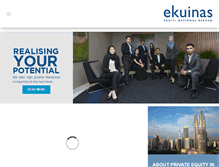 Tablet Screenshot of ekuinas.com.my